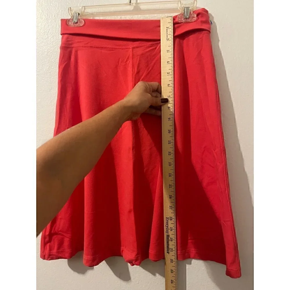 Athleta Fuschia Midi Skirt Lycra Blend Size XS